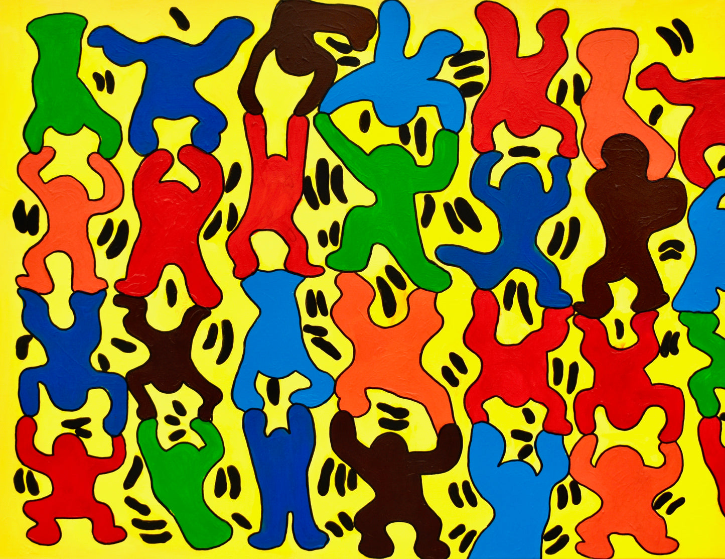 Groepswerk - Keith Haring °749