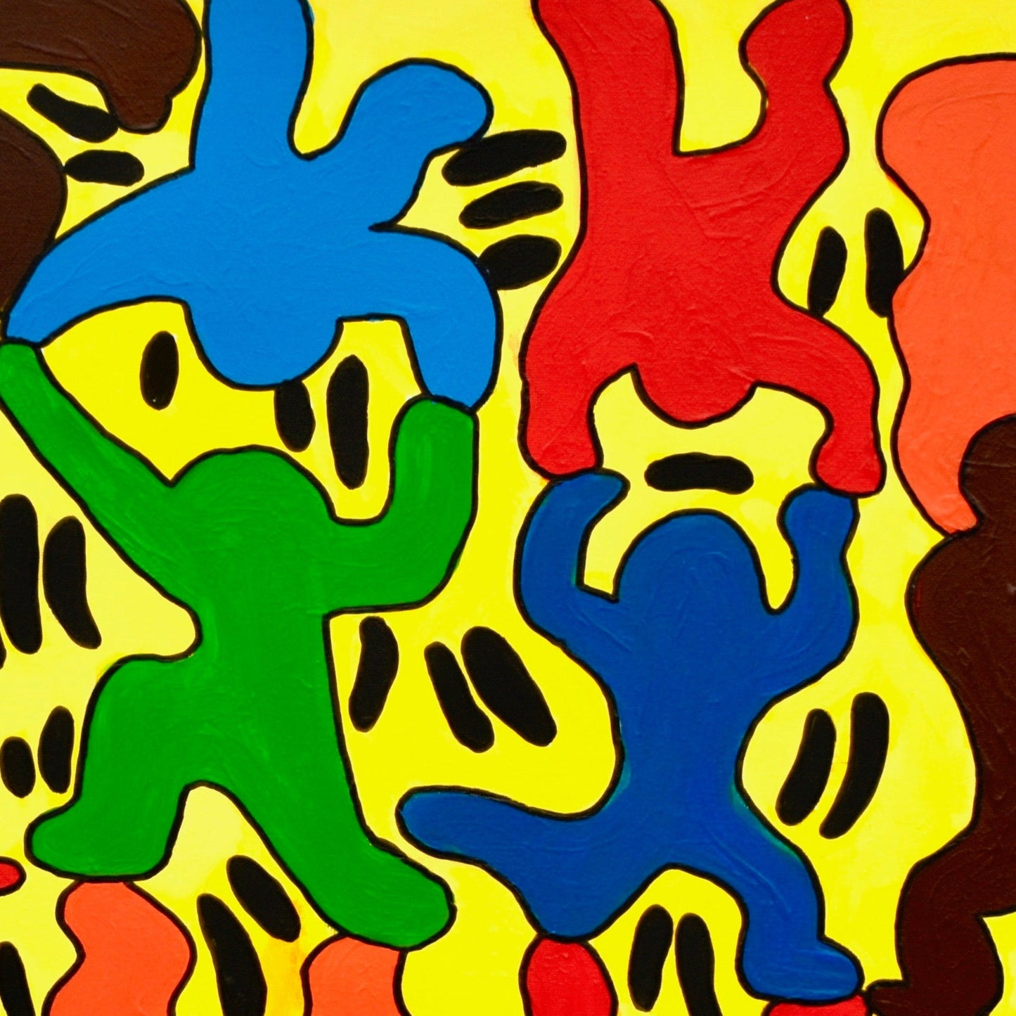 Groepswerk - Keith Haring °749